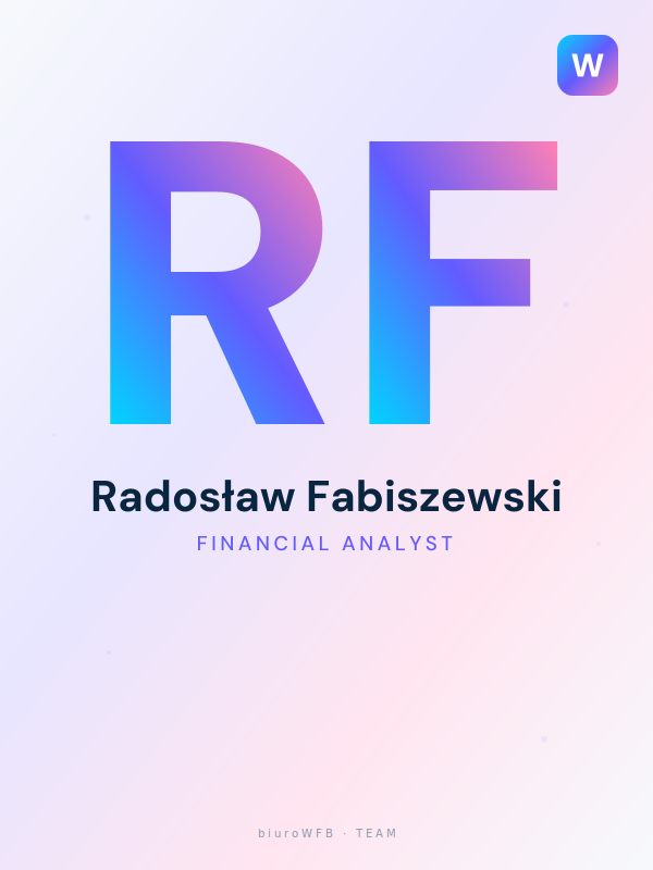 Radosław Fabiszewski — Financial Analyst w biuroWFB