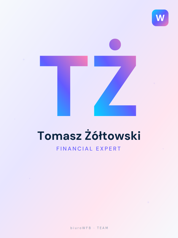Tomasz Żółtowski — Financial Expert w biuroWFB